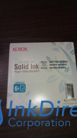 Genuine Xerox 108R797 108R00797 Phaser 8860 / Metered Ink Stick Cyan