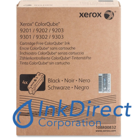 Genuine Xerox 108R832 108R00832 Colorqube 9201 Ink Stick Black