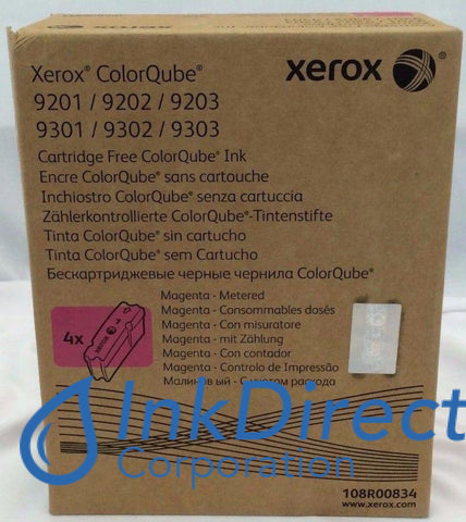 Genuine Xerox 108R834 108R00834 ( 108R830 ) Colorqube 9201 Metered Ink Stick Magenta