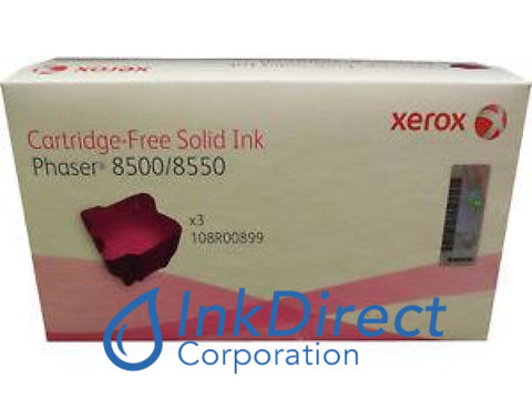 Genuine Xerox 108R899 108R00899 108R00670 Phaser 8500 / 8550 Ink Stick Magenta Ink Stick