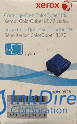 Genuine Xerox 108R926 108R00926 Colorqube 8570 Ink Stick Cyan