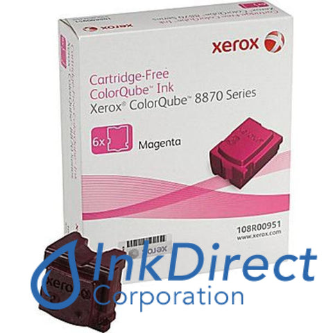 Genuine Xerox 108R951 108R00951 Colorqube 8870 High Yield Ink Stick Magenta