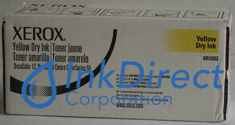 Genuine Xerox 6R1052 6R01052 006R01052 Doc 12 Toner Cartridge Yellow