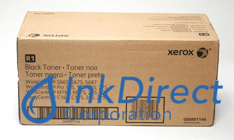 Genuine Xerox 6R1146 6R01146 006R01146 Toner Black