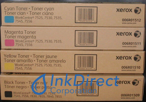 Genuine Xerox 6R1509 6R1510 6R1511 6R1512 Metered Toner Cartridge Black Cyan Magenta Yellow Toner Cartridge AltaLink C8030,  C8035,  C8045,  C8070,  WorkCentre  7525,  7530,  7535,  7545,  7556,  7830,  7835,  7845,  7855,  7970