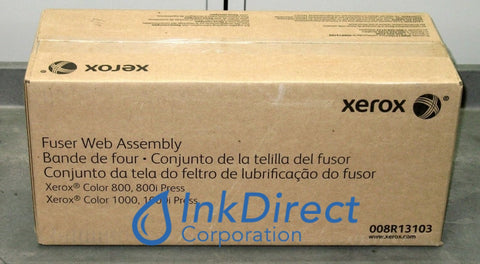 Genuine Xerox 8R13103 008R13103 , Digital Color Press 800 , 1000 Fuser Web Color Press 1000 800 