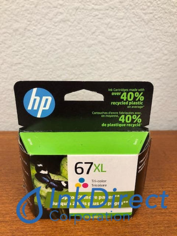 HP 3YM58AN (HP 67XL) Ink Jet Cartridge Tri-Color Ink Jet Cartridge , HP   - InkJet Printer  DeskJet 1255,  2732,  2752,  2755,  Plus 4140,  Plus 4152,  Plus 4155,  Plus 4158,  ENVY  6052,  6055,  6058,  6075,  Pro 6452,  Pro 6455,  Pro 6458