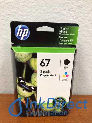 HP 3YP29AN (HP 67 3YM55AN 3YM56AN) Ink Jet Cartridge Black & Color Ink Jet Cartridge , HP   - InkJet Printer  DeskJet 1255,  2732,  2752,  2755,  Plus 4140,  Plus 4152,  Plus 4155,  Plus 4158,  ENVY  6052,  6055,  6058,  6075,  Pro 6452,  Pro 6455,  Pro 6458