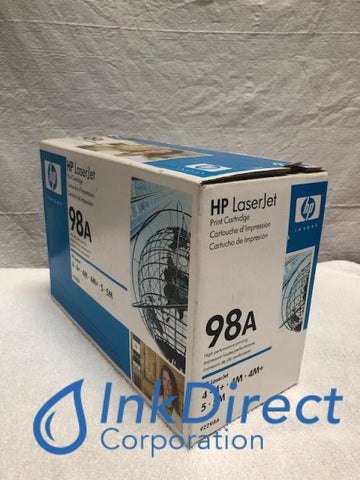 HP 92298A HP 98A Toner Cartridge Black Toner Cartridge , HP - Laser Printer Color LaserJet 5N, LaserJet 4, 4 Plus, 4M, 4M Plus, 4RF, 5, 5M, 5SE,