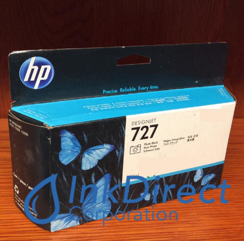 HP B3P23A HP 727 Ink Jet Cartridge Photo Black ( 1 - 130 ML / Box ) DesignJet T1500 T2500 T920 Ink Jet Cartridge , HP - InkJet Printer DesignJet T1500, T2500, T920
