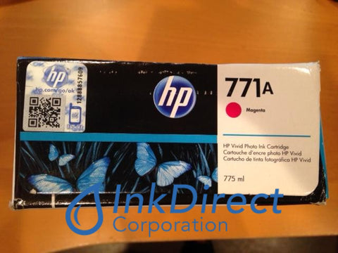 HP B6Y17A 771A Vivid Photo Ink Cartridge Magenta Ink Jet Cartridge , HP - All-in-One DesignJet Z6200, Z6200 42 in, Z6200 60 in