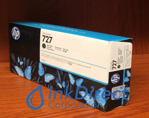 HP C1Q12A HP 727 Ink Jet Cartridge Matt Black ( 1 - 300 ML / Box ) Ink Jet Cartridge , HP - InkJet Printer DesignJet T1500, T1530, T2500, T920, T930