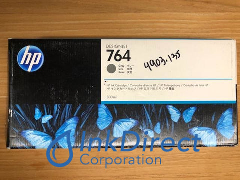 HP C1Q18A 764 Ink Jet Cartridge Gray DesignJet T3500 36-in Ink Jet Cartridge , HP - Laser Printer DesignJet T3500 36-in Production eMFP, T3500 Production eMFP