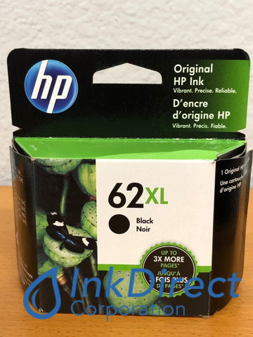 HP C2P05AN HP 62XL BK Ink Jet Cartridge Black Ink Jet Cartridge , HP - All-in-One ENVY 5540, 5660, 5665, 7640, 7645, - InkJet Printer OfficeJet 5742, 5744, 5745, 8040, - Multi Function OfficeJet 5740,