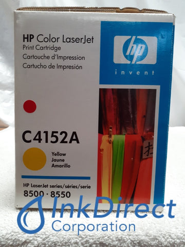 HP C4152A 8500 Toner Cartridge Yellow ( Blue Box ) LaserJet 8500 8500DN 8500N 8550 8550DN 8550N Toner Cartridge