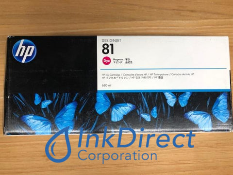 HP C4932A HP 81 Ink Jet Cartridge Magenta Ink Jet Cartridge , HP - InkJet Printer DesignJet 5000, 5000PS, 5500, 5500PS