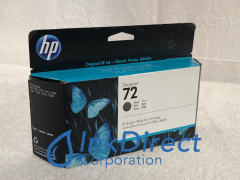 HP C9374A HP 72 Ink Jet Cartridge Gray Ink Jet Cartridge , HP - InkJet Printer DesignJet T1100, T610