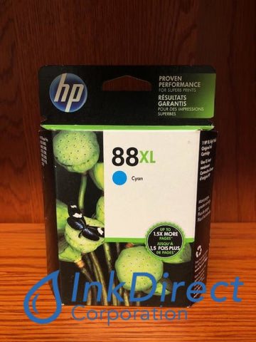 HP C9391AN HP 88XL High Yield Ink Jet Cartridge Cyan Ink Jet Cartridge , HP - All-in-One OfficeJet Pro K5400, K5400DTN, K550, K550DTN, K550DTWN, L7580, L7650, L7680, L7780