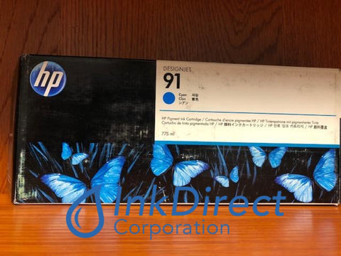 HP C9467A HP 91 Ink Jet Cartridge Cyan Z6100 Z6100PS Ink Jet Cartridge , HP - Thermal InkJet Z6100, Z6100PS