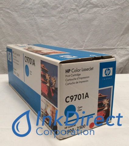 HP C9701A 2500 Toner Cartridge Cyan ( Blue Box ) LaserJet 1500 2500 Toner Cartridge , HP - Laser Printer Color LaserJet 1500, 2500,