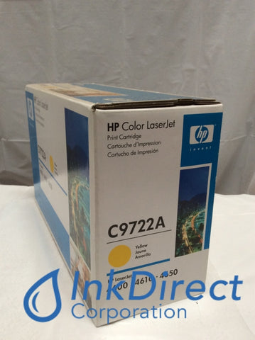 HP C9722A 641A 4600 Toner Cartridge Yellow ( Blue Box ) LaserJet 4600 4600DN 4600DTN 4600HDN 4600N 4650 4650DN 4650HDN 4650N Toner Cartridge , HP - Laser Printer Color LaserJet 4600, 4600DN, 4600DTN, 4600HDN, 4600N, 4650, 4650DN, 4650DTN, 4650HDN, 4650N,