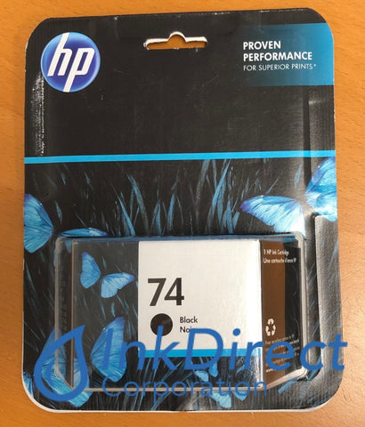 HP CB335WN HP 74 Ink Jet Cartridge Black Ink Jet Cartridge , HP - All-in-One PhotoSmart C4280, - InkJet Printer DeskJet D4260, D4280, - Multi Function OfficeJet 5730, 5740, 5750, 5780, 5788, - Photo Printer PhotoSmart C5280,