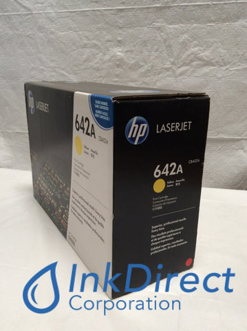 HP CB402A ( HP 642A ) Toner Cartridge Yellow LaserJet CP4005 CP4005DN CP4005N Toner Cartridge , HP - Laser Printer Color LaserJet CP4005, CP4005DN, CP4005N,