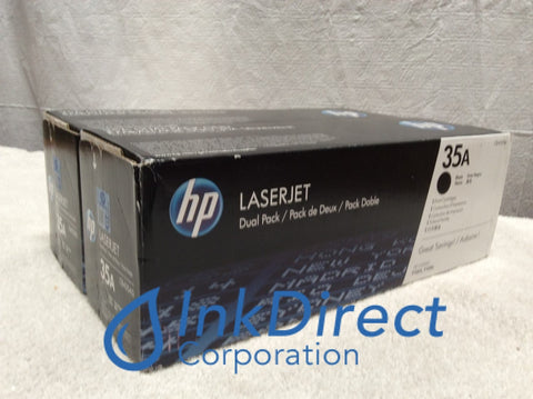 HP CB435D (2 * CB435A) HP 35A Twin Pack Toner Cartridge Black LaserJet P1005 P1006 Toner Cartridge , HP - Laser Printer LaserJet P1005, P1006