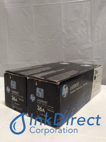 HP CB436AD CB436D 36A ( 2 x CB436A ) Toner Cartridge Black M1522 P1505 P1505N Toner Cartridge , HP - Laser Printer LaserJet M1522, P1505, P1505N,