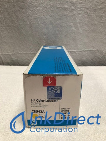 HP CB542A (Blue Box) 125A Print Cartridge Yellow LaserJet CM1312 CP 1210 CP1215 CP1515 CP1518 Print Cartridge , HP - Laser Printer Color LaserJet CM1312NFI, CP1215, CP1515, CP1515N, CP1518, CP1518NI, LaserJet CM1312, CP1210,