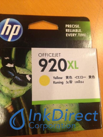 HP CD974AN HP 920XL High Yield Ink Jet Cartridge Yellow Ink Jet Cartridge , HP - InkJet Printer OfficeJet 6000, 6500, 6500A, 7000, 7500, 7500A