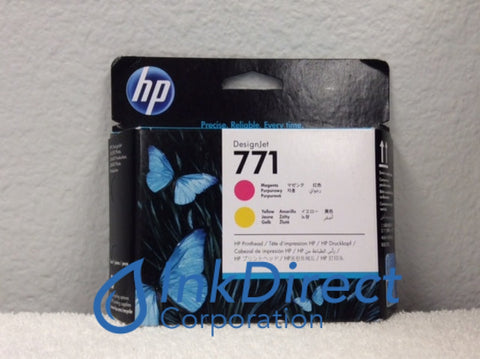 HP CE018A HP 771 PrintHead Magenta & Yellow PrintHead , HP - All-in-One DesignJet Z6200 42 in, Z6200 60 in,
