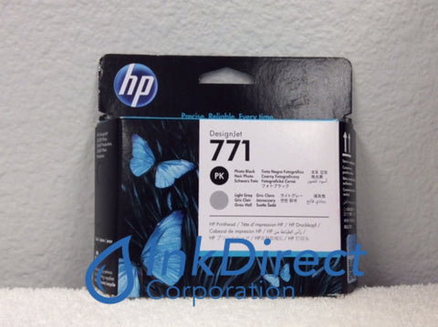 HP CE020A HP 771 PrintHead Light Gray & Photo Black PrintHead , HP - All-in-One DesignJet Z6200 42 in, Z6200 60 in,