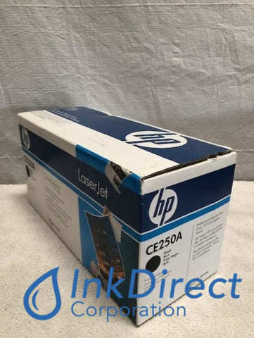 HP CE250A 504A (Blue box) Toner Cartridge Black aserJet CP3525 Toner Cartridge , HP - Laser Printer Color LaserJet CP3525,