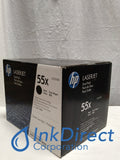 HP CE255XD (CE255X * 2) 55X Dual Pack Toner Cartridge Black LaserJet Enterprise P3015D P3015DN P3015DNCRM P3015N P3015NCRM P3015X 500 M521 