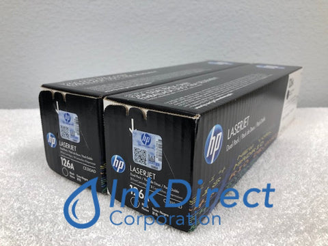 HP CE310AD 126A Twin Pack Toner Cartridge Black LaserJet CP1025 CP1025NV Toner Cartridge , HP - All-in-One LaserJet CP1025, CP1025NW,
