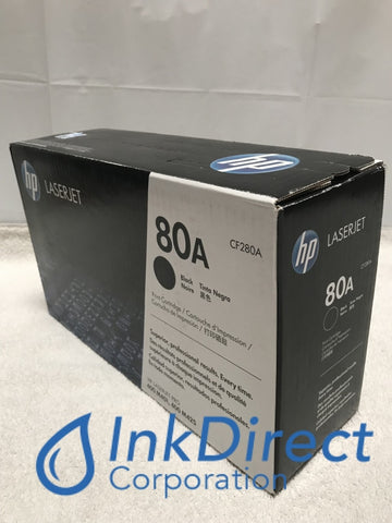 HP CF280A ( HP 80A ) Toner Cartridge Black Laser Printer Color LaserJet Pro 400 M401A, 400 M401D, 400 M401DN, 400 M401DW, 400 M425DN, 400 M425DW,