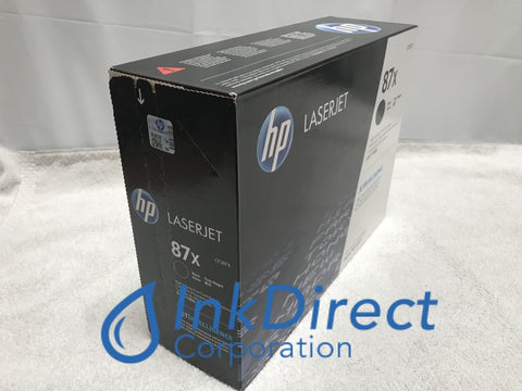 HP CF287X ( HP 87X ) Toner Cartridge Black Laser Printer LaserJet Enterprise M506DH, M506DN, M506N, M506X, LaserJet Enterprise Flow MFP M527DN, M527F, M527Z, LaserJet Pro M501DN, M501N,