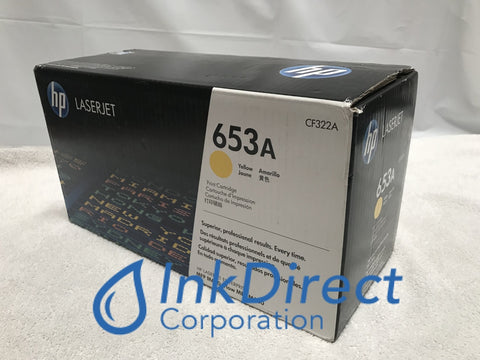 HP CF322A ( HP 653A ) Toner Cartridge Yellow Laser Printer LaserJet Enterprise 600, M680DN,