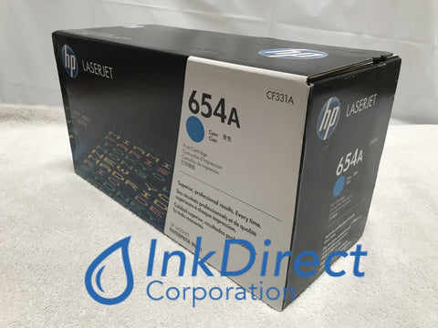 HP CF331A ( HP 654A ) Toner Cartridge Cyan Laser Printer LaserJet Enterprise M651DN, M651N, M651XH,