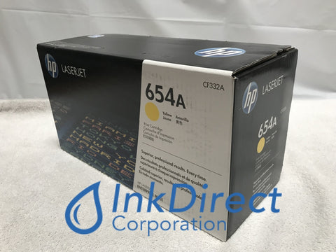 HP CF332A ( HP 654A ) Toner Cartridge Yellow Laser Laser Printer LaserJet Enterprise M651DN, M651N, M651XH,