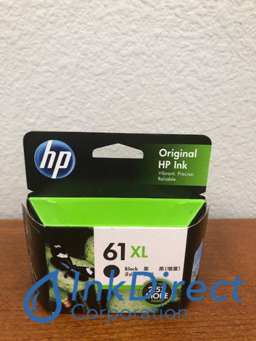 HP CH563WA (CH563WN) HP 61XL Ink Jet Cartridge Black Ink Jet Cartridge , HP   - All-in-One  DeskJet 3052A,   - InkJet Printer DeskJet  1000,  1010,  1050,  1051,  1055,  1056,  1510,  2050,  2540,  2549,  3000,  3050,  3050A,  3054A,  3056A,  3510,  ENVY  4500,  5530E,  5535,  OfficeJet  2620,  4630,   - Laser Printer LaserJet  3050,