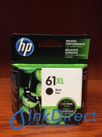 HP CH563WN HP 61XL Ink Jet Cartridge Black Ink Jet Cartridge , HP   - All-in-One  DeskJet 3052A,   - InkJet Printer DeskJet  1000,  1010,  1050,  1051,  1055,  1056,  1510,  2050,  2540,  2549,  3000,  3050,  3050A,  3054A,  3056A,  3510,  ENVY  4500,  5530E,  5535,  OfficeJet  2620,  4630,   - Laser Printer LaserJet  3050