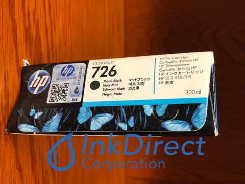 HP CH575A HP 726 Ink Jet Cartridge Matt Black Ink Jet Cartridge , HP - InkJet Printer DesignJet T1120, T1120 SD-MFP, T1200, T1200HD, T1300, T2300, T2300POSTSCRIPT EMULTIFUNCTION