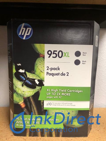 HP CR317BN HP 950XL ( CN045AN * 2 ) Twin Pack Ink Jet Cartridge Black Ink Jet Cartridge , HP - All-in-One OfficeJet Pro 8600, 8600 PLUS, 8600 PREMIUM, - InkJet Printer OfficeJet Pro 8100,