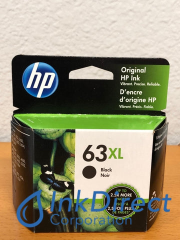 HP F6U64AN ( HP 63XL ) Ink Jet Cartridge Black Ink Jet Cartridge , HP - All-in-One DeskJet 1112, 2130, 2132, 3630, 3632, ENVY 4512, 4520, OfficeJet 3830, 4650,