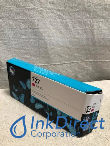 HP F9J77A HP 727 Ink Jet Cartridge Magenta (1 - 300 ML / Box) Ink Jet Cartridge , HP - InkJet Printer DesignJet T1500, T1530, T2500, T920, T930,