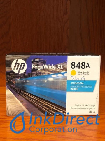 HP F9J85A 848A Ink Jet Cartridge Yellow PageWide XL 5000 Ink Jet Cartridge , HP   - PageWide  XL 5000 MFP,  5000 Printer