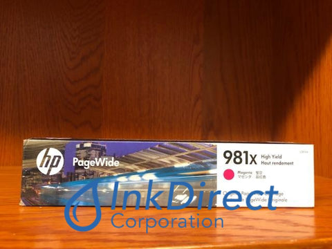 HP L0R10A 981X Ink Jet Cartridge Magenta PageWide 556 586 E55650dn E58650z Ink Jet Cartridge , HP   - PageWide  Enterprise Color 556dn,  556xh,  586dn,  586f,  586z,   - Printer PageWide Managed  E55650dn,  E58650z