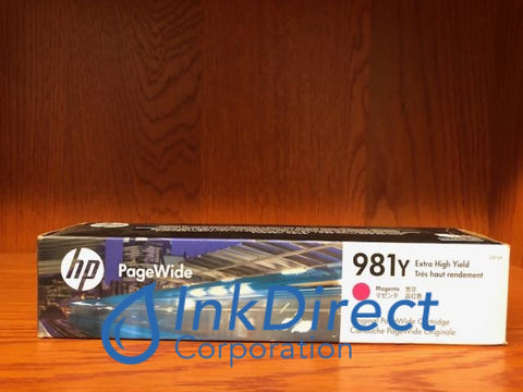 HP L0R14A 981Y Ink Jet Cartridge Magenta PageWide 556 586 E55650dn E58650z Ink Jet Cartridge , HP   - PageWide  Enterprise Color 556dn,  556xh,  586dn,  586f,  586z,   - Printer PageWide Managed  E55650dn,  E58650z